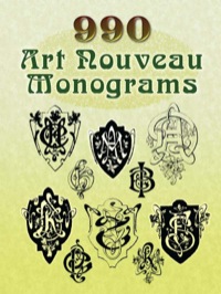 صورة الغلاف: 990 Art Nouveau Monograms 9780486454238