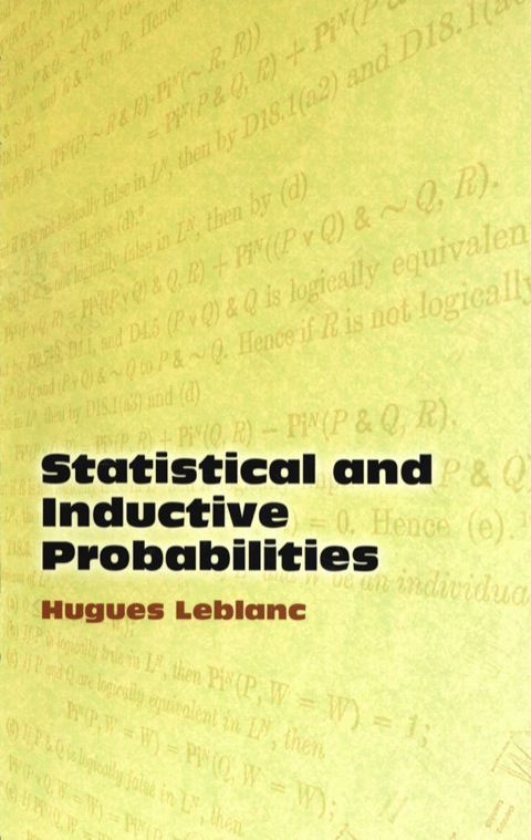 Cover image for book Statistical and Inductive Probabilities