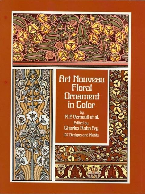 Cover image for book Art Nouveau Floral Ornament in Color