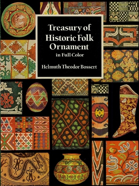 Cover image for book Treasury of Historic Folk Ornament in Full Color