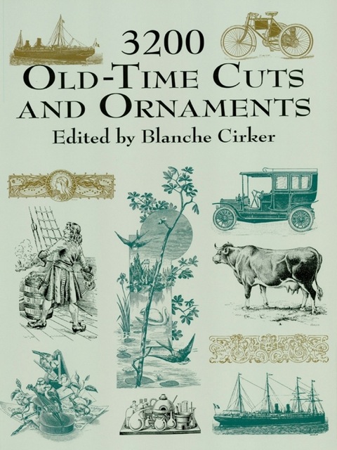 Cover image for book 3200 Old-Time Cuts and Ornaments
