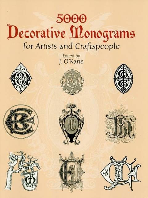 Cover image for book 5000 Decorative Monograms for Artists and Craftspeople