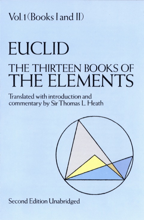 Cover image for book The Thirteen Books of the Elements, Vol. 1