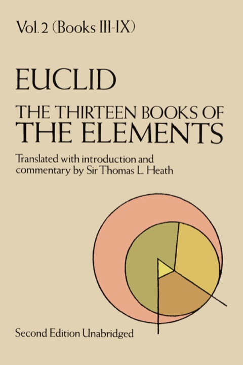 Cover image for book The Thirteen Books of the Elements, Vol. 2