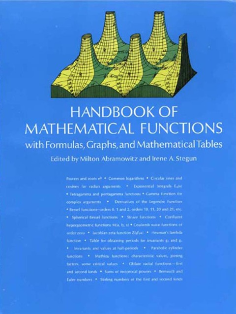 Cover image for book Handbook of Mathematical Functions