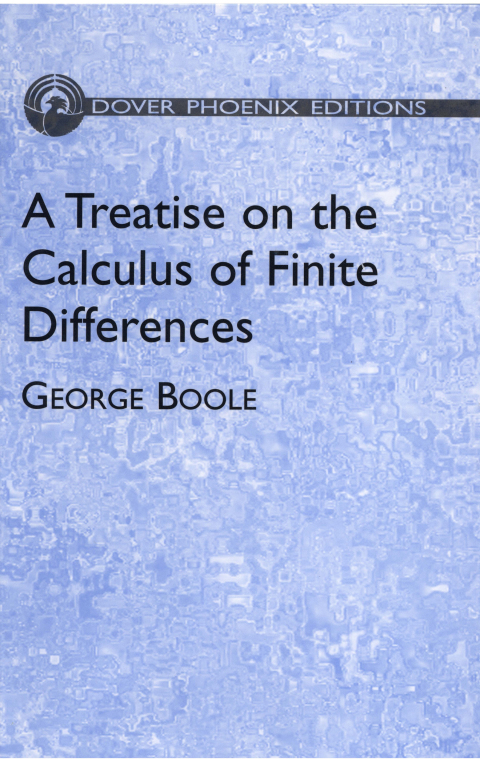 Cover image for book A Treatise on the Calculus of Finite Differences