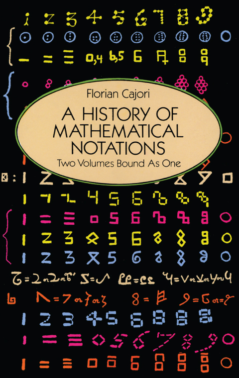 Cover image for book A History of Mathematical Notations