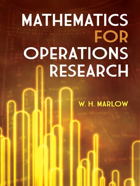 Cover image for book Mathematics for Operations Research