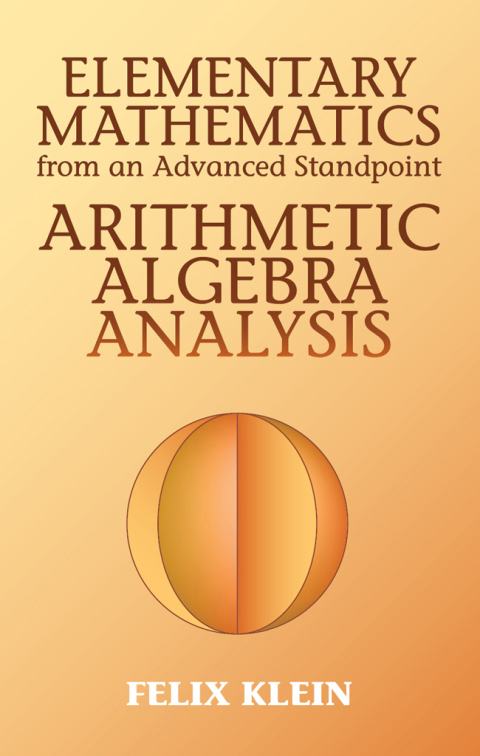 Cover image for book Elementary Mathematics from an Advanced Standpoint