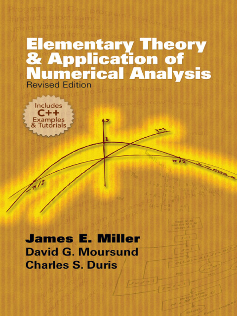 Cover image for book Elementary Theory and Application of Numerical Analysis