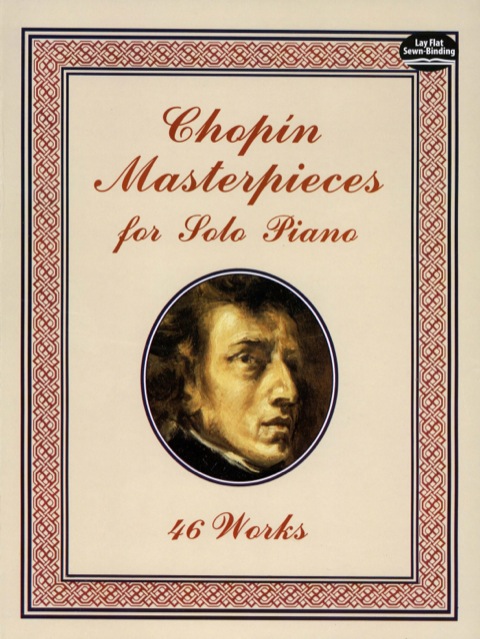 Cover image for book Chopin Masterpieces for Solo Piano