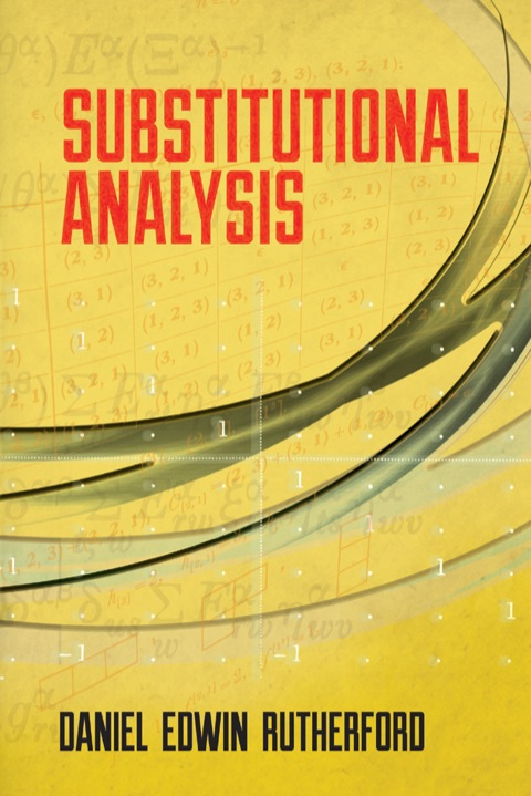 Cover image for book Substitutional Analysis