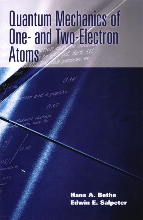 Cover image for book Quantum Mechanics of One- and Two-Electron Atoms