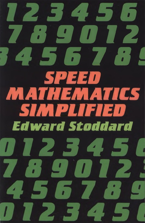 Cover image for book Speed Mathematics Simplified