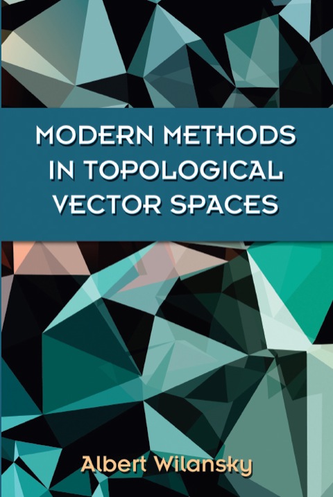 Cover image for book Modern Methods in Topological Vector Spaces