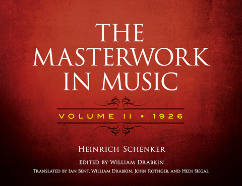 Cover image for book The Masterwork in Music: Volume II, 1926