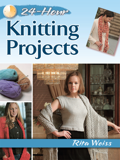 Cover image for book 24-Hour Knitting Projects