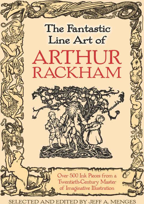 Cover image for book The Fantastic Line Art of Arthur Rackham