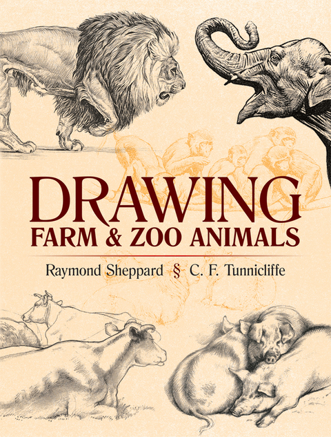Cover image for book Drawing Farm and Zoo Animals