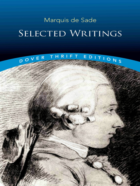 Cover image for book Marquis de Sade: Selected Writings