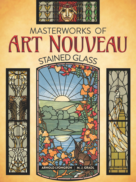 Cover image for book Masterworks of Art Nouveau Stained Glass