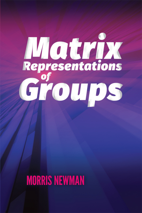 Cover image for book Matrix Representations of Groups