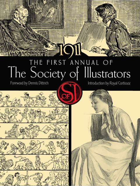 Cover image for book The First Annual of the Society of Illustrators, 1911