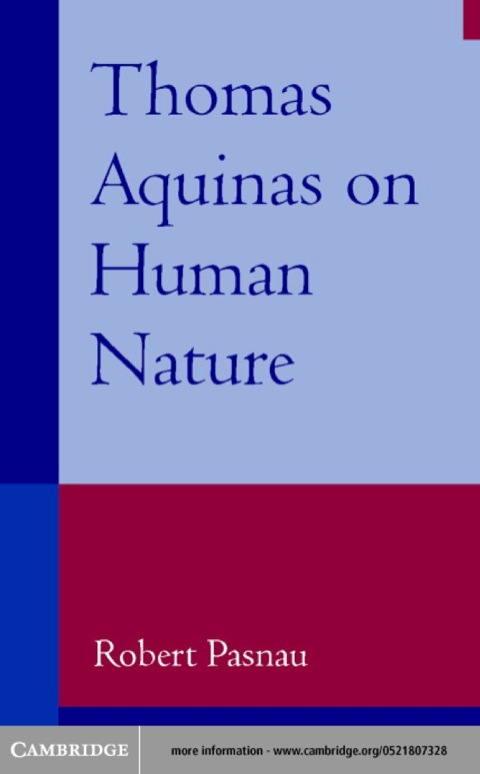 Cover image for book Thomas Aquinas on Human Nature
