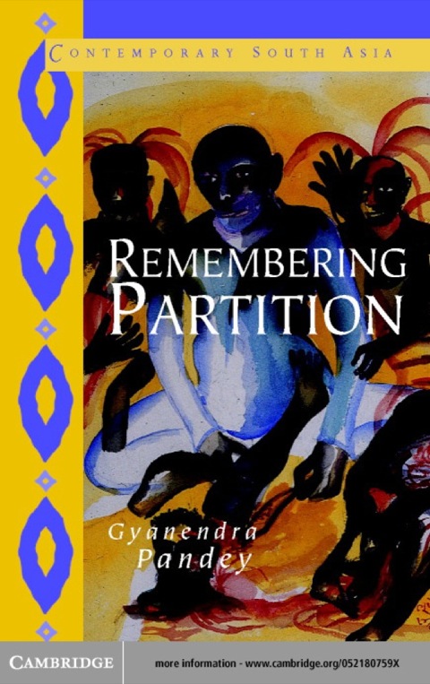 Cover image for book Remembering Partition
