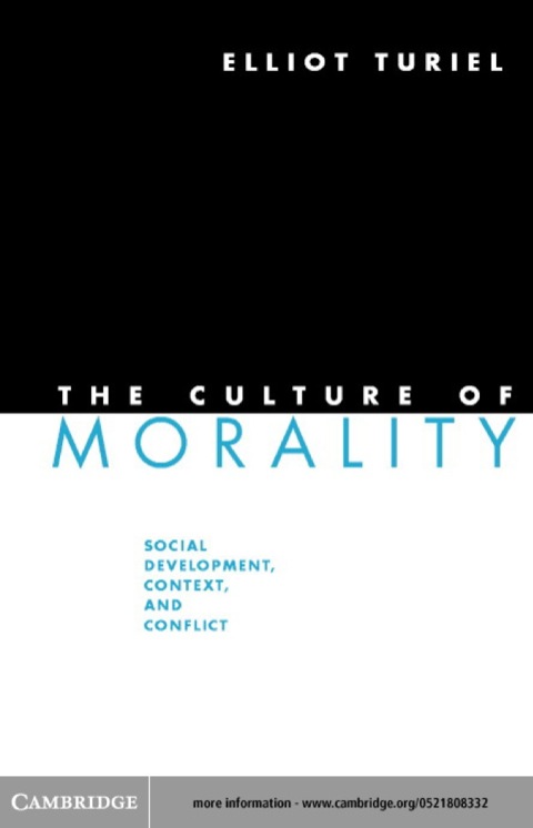 Cover image for book The Culture of Morality