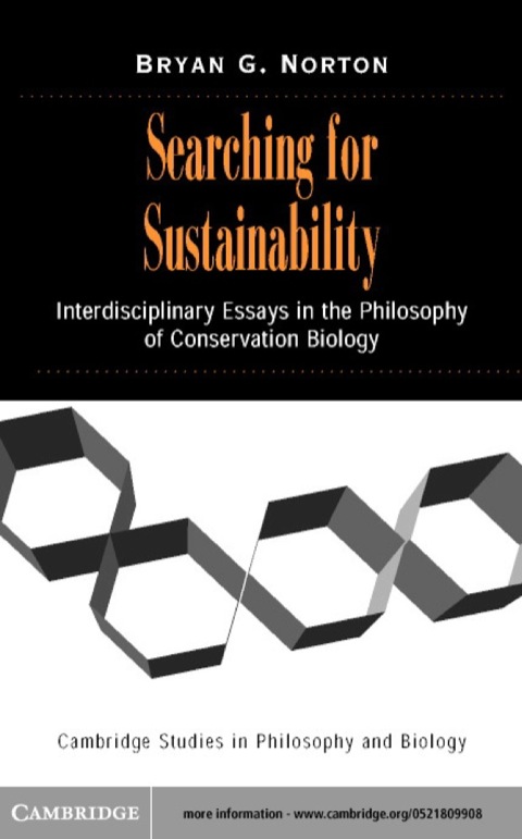 Cover image for book Searching for Sustainability