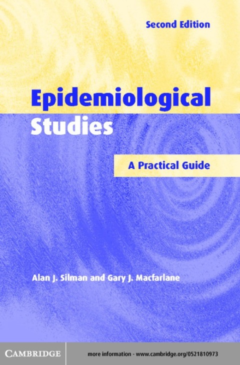 Cover image for book Epidemiological Studies