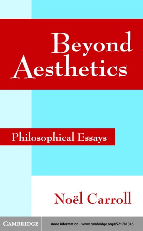 Cover image for book Beyond Aesthetics