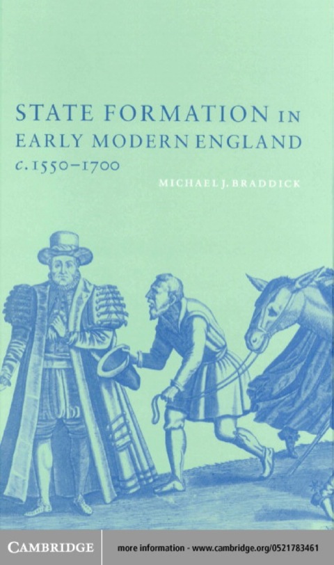 Cover image for book State Formation in Early Modern England, c.1550–1700