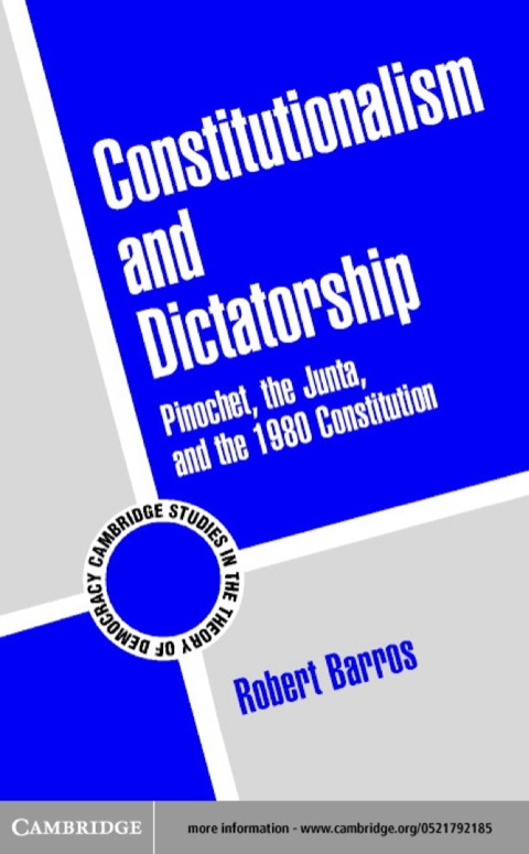 Cover image for book Constitutionalism and Dictatorship