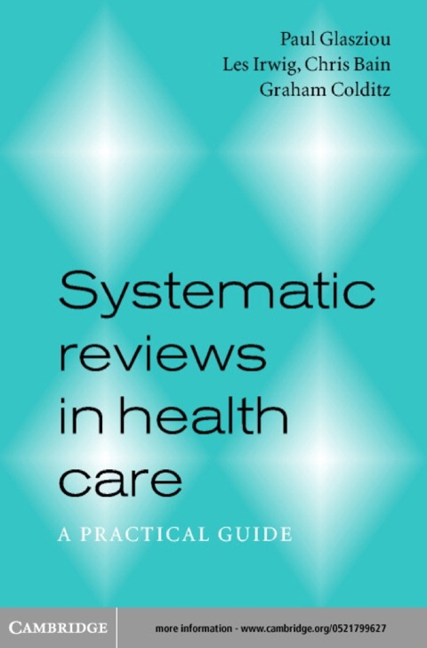 Cover image for book Systematic Reviews in Health Care
