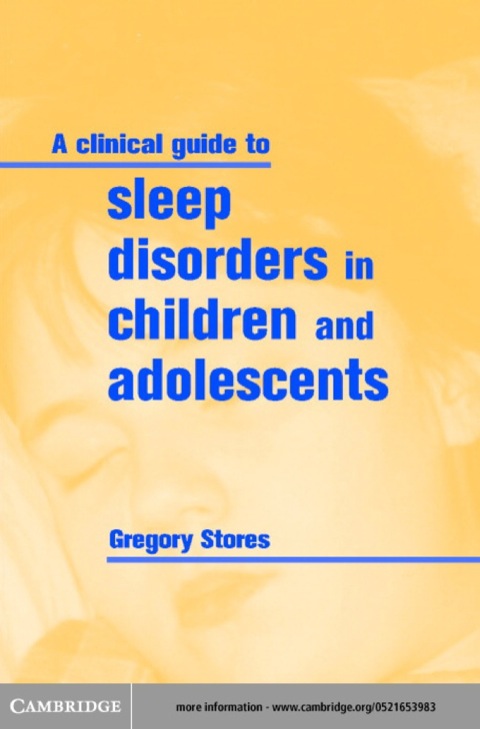 Cover image for book A Clinical Guide to Sleep Disorders in Children and Adolescents