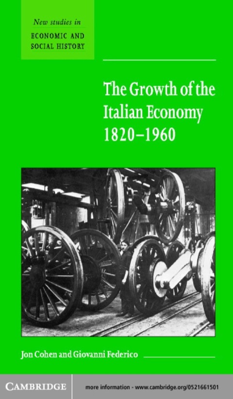Cover image for book The Growth of the Italian Economy, 1820–1960