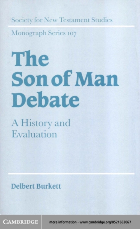 Cover image for book The Son of Man Debate