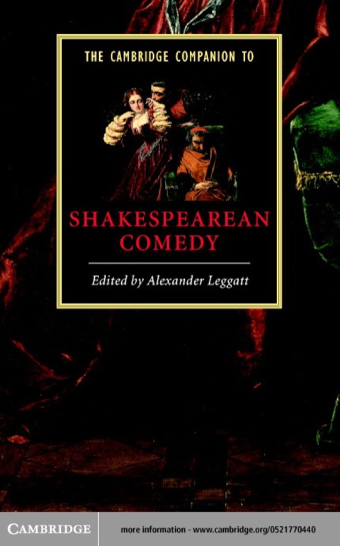 Cover image for book The Cambridge Companion to Shakespearean Comedy