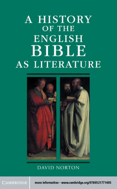Cover image for book A History of the English Bible as Literature