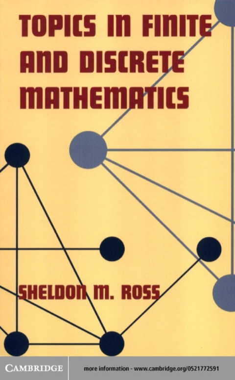 Cover image for book Topics in Finite and Discrete Mathematics