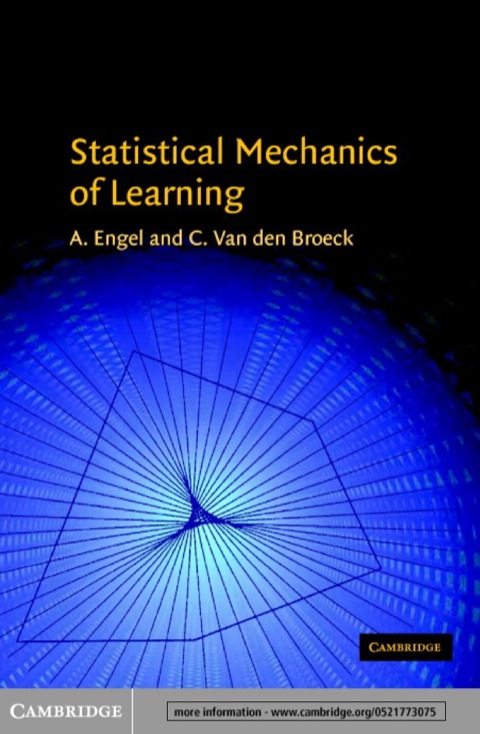 Cover image for book Statistical Mechanics of Learning
