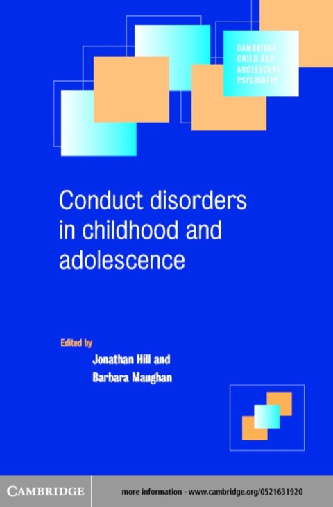 Cover image for book Conduct Disorders in Childhood and Adolescence