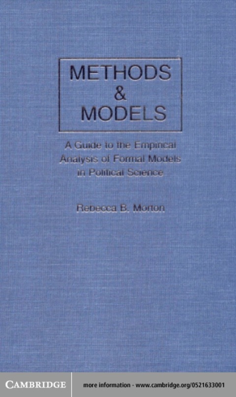 Methods and Models 