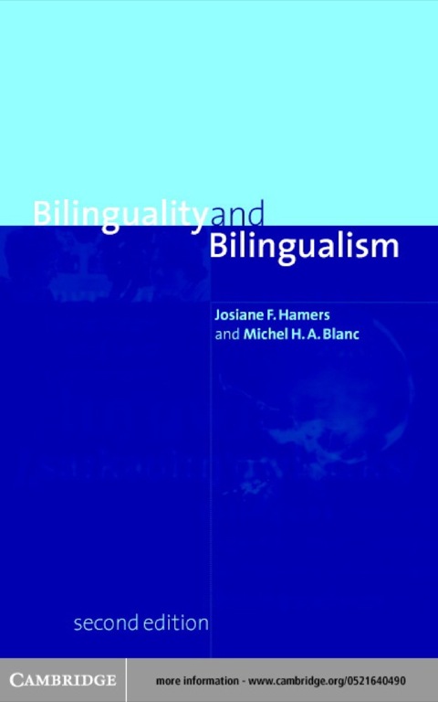 Cover image for book Bilinguality and Bilingualism