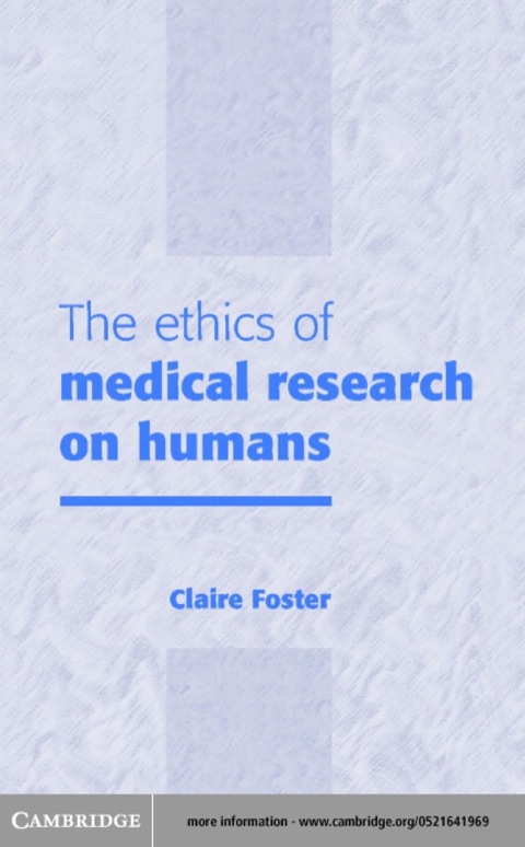 Cover image for book The Ethics of Medical Research on Humans