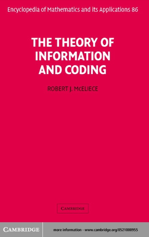 Cover image for book The Theory of Information and Coding