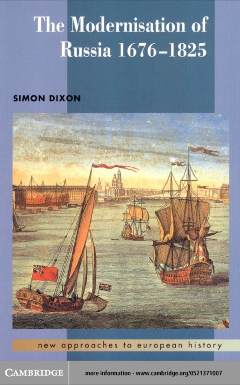 Cover image for book The Modernisation of Russia, 1676–1825
