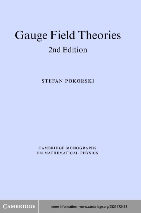 Cover image for book Gauge Field Theories